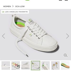 Brand new Off-White Canvas Cariuma sneakers